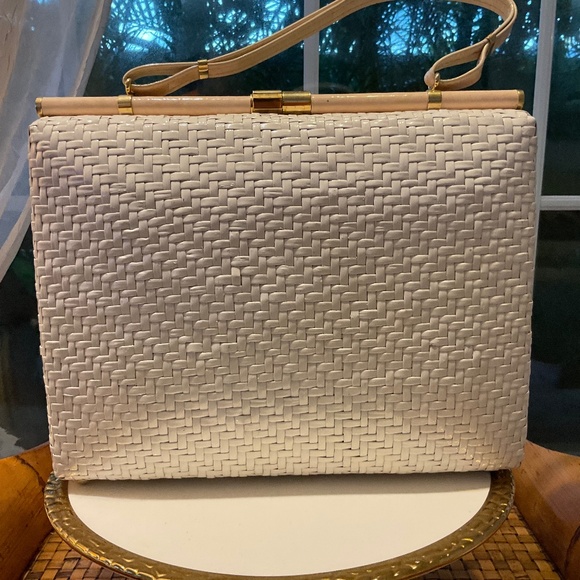 VTG Rodo Italy Woven Wicker Purse - Picture 1 of 6